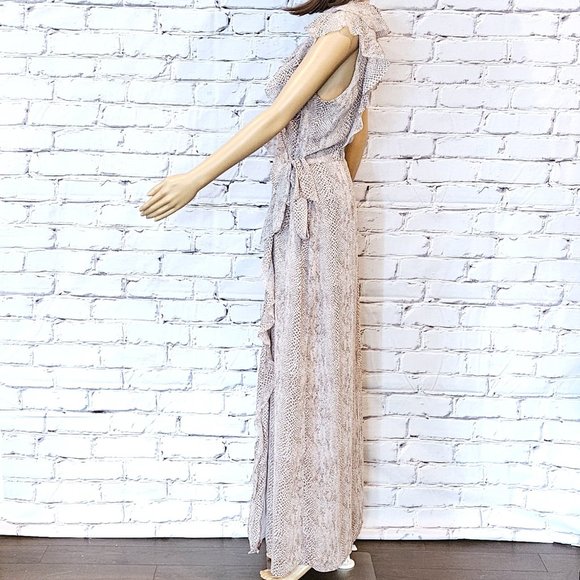 Banana Republic, Boho tan coloured maxi dress - Picture 10 of 15